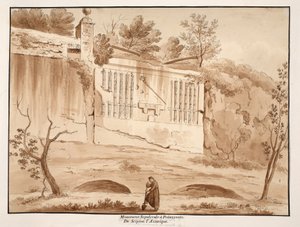 Grafmonument van Scipio de Aziaat, in Palazzuolo, 1833 door Agostino Tofanelli